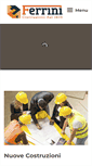 Mobile Screenshot of costruzioniferrini.com