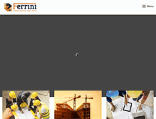 Tablet Screenshot of costruzioniferrini.com